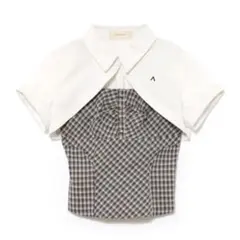 ANDMARY Myra shirt set トップス ブルー - メルカリ