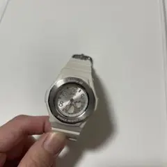 Baby-G ホワイト ショックレジスト腕時計