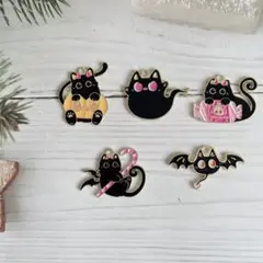 猫チャーム　5個