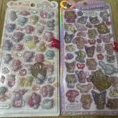 【正規品】うるちゅるポップシール サンリオキャラクターズ　2枚セット　日焼け