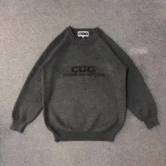 CDG COMME des GARCONS クルーネックニット グレー