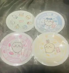 くら寿司 ちいかわ 寿司皿 4種類 4枚フルコンプセット