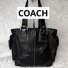 COACH コーチ ハンプトンズ レザー シボ革 ハンドバッグ y2k 肩掛け COACH コーチ ハンプトンズ レザー シボ革 ハンドバッグ y2k 肩掛け