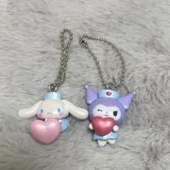 サンリオキャラクターズ ナーススイングマスコット　キティ　クロミ
