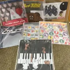 匿名送込新品★ハッピーくじ　トムとジェリーくじ　D賞フラットポーチ　全７種コンプ