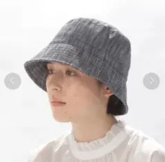 niko and... ニコアンド　オリジナル変わりストライプバケットハット