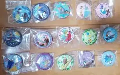 ディズニー刺繍缶バッジ 15個セット フルコンプリート