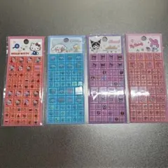 キャラクター　タイルシール　4シートセット