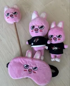 トェッキ ぬいぐるみ 肩たたき棒 アイマスク トェッキ ぬいぐるみ 肩たたき棒 アイマスク - メルカリ