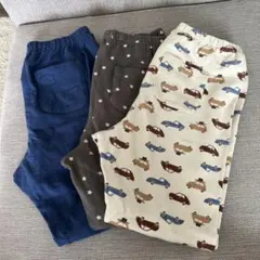 ユニクロベビー　キッズレギンスパンツ3点セット120サイズ　フルレングス　十分丈
