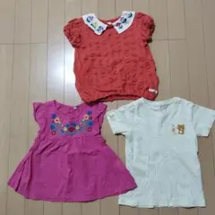 キッズ トップス 3枚セット　PetitJam　ユニクロのサムネイル