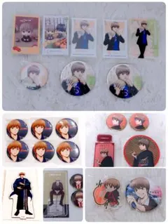 銀魂 沖田総悟 アクスタ 缶バッジ まとめ売り