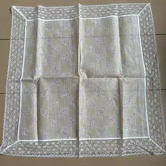 Cecilia McEwen ハンカチ レース 花柄(新品・未使用)