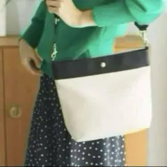 【美品】TOPKAPI 撥水　リプル ナイロンポーチ付き ショルダーバッグ