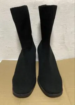 steppi ステッピ　洗える撥水 ストレッチブーツ　　黒のサムネイル