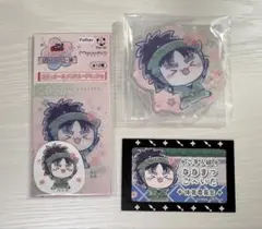 忍たま フリューくじ 七松 アクリル ステッカー クリアカード