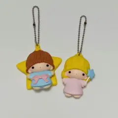 リトルツインスターズ　シークレットミニチュアチャームA　マスコット2個セット