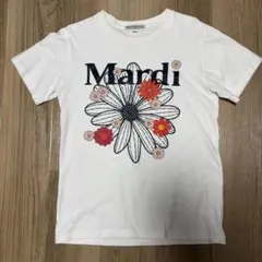 Mardi Mercredi フラワーロゴ Tシャツ ホワイトのサムネイル