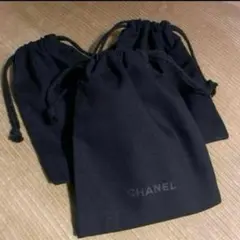 新品　CHANEL シャネル 巾着 ポーチ　 3枚セット