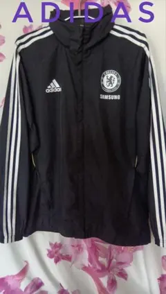adidas Chelsea FC ウィンドブレーカー　ブラック　XL