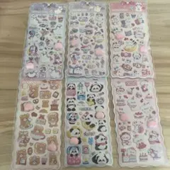 おしりぷにぷにシール　もちもちシール　マシュマロシール　おしりシール　6枚セット