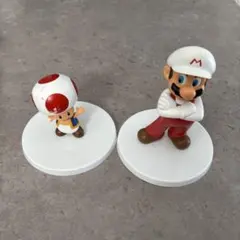 スーパーマリオ ファイアマリオ キノピオ フィギュアセット
