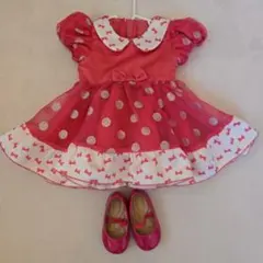 ミニーマウスコスチューム　ディズニーコーデ