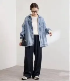 FRAMeWORK エクストララージデニムジャケット ブルーA