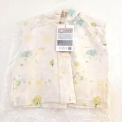 新品未使用 タグ付き フード付きベビー服 カラフル柄 50〜80cmオーガニック