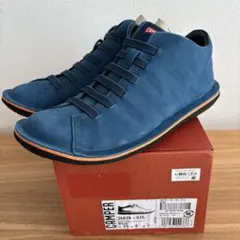 美品 Camper カンペール ビートル レザースニーカー ブラウン 44 28 