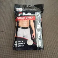 新品未開封　FILA ボクサーブリーフ 4枚パック 　フィラボクサーパンツ4枚組