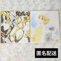 AnimeJapan 鬼滅の刃 複製ミニ色紙 善逸 獪岳 - メルカリ