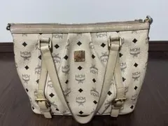 MCM ロゴプリント トートバッグ ベージュのサムネイル