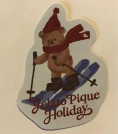 Gelato Pique ホリデーステッカー　非売品　ジェラートピケポップアップ