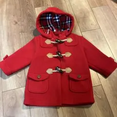 【専用】ミキハウス　ダッフルコート　赤　90cm mikihouse