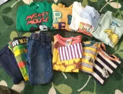 トレーナー、パンツ、ロンＴsize100セット ムージョンジョン、BREEZE