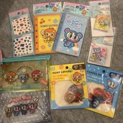 エンジェルブルー　デイジーラバーズ　シール帳　ステッカー　メモ帳　ポーチ　セリア