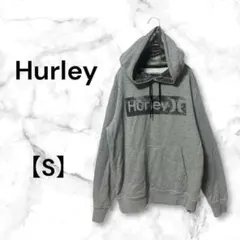 Hurley ハーレー　パーカートレーナー　ロゴ入り　グレー　裏起毛　S