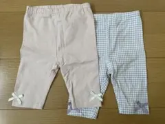 プティマイン　短パン　80サイズ　7分丈　2枚セット