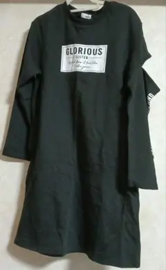 SISTER ロゴ入り黒長袖Tシャツ