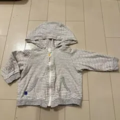 familiar ボーダーパーカー 80cm