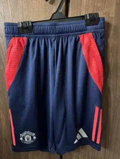 マンチェスターユナイテッドハーフパンツ Sサイズ ネイビー/レッド