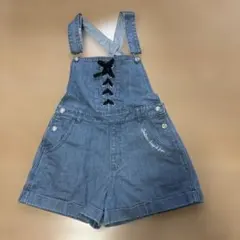 はりぃ様専用⭐︎デニムショートオーバーオール