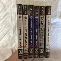 PS3 サッカー関連ソフト ６枚セット