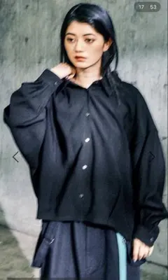 ［MODE NORM CORE］テロツイルBIGコクーンシャツ