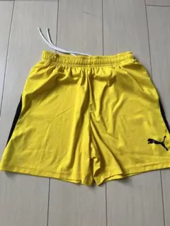 美品✴︎ PUMA イエロー ハーフパンツ　150 サッカー