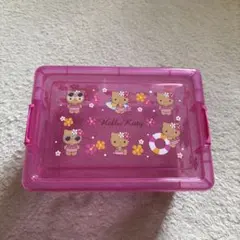 Hello Kitty ピンク収納ボックス