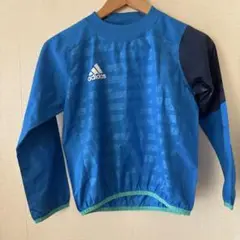 【adidas】ピステ・ウィンドブレーカー 青 120