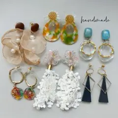 ハンドメイドピアス　まとめ売り