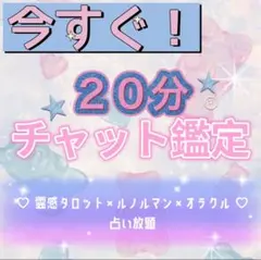 (今すぐ) 霊感タロット ♡ 20分チャット鑑定 占い放題 ♡